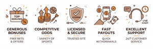 What makes a betting site top rated at TopRatedCasinosIreland