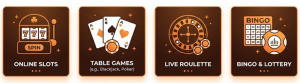 casino games in Ireland right now